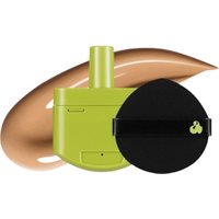 Unleashia - Satin Wear Healthy-Green Cushion RE-FEEL SPF30 PA++ (+ Puff) - 15g - 27W Peach Tan