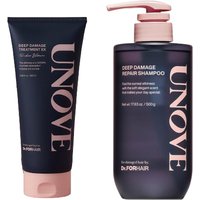 Dr. FORHAIR - UNOVE - Deep Damage Treatment EX - Tender Bloom - 320ml + Deep Damage Repair Shampoo - 500g Set