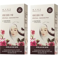 Daeng gi Meo Ri- Medicinal Herb Hair Color - 120g - Dark Brown (2ea) Set