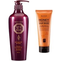 Daeng gi Meo Ri - Shampoo for Damaged Hair - 500ml + Honey Intensive Hair Mask - 150ml Set
