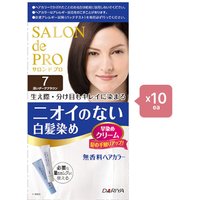 Dariya Salon De Pro - Hair Color Cream - 1box - 7 Deep dark brown (10ea) Set