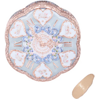 FlowerKnows - Bunny Garden Cushion Cream Foundation - 01 Shell Blue (Case+Refill) - 16g - N02 Neutral Ivory