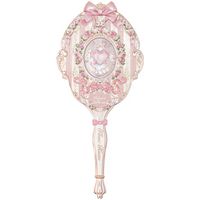 FlowerKnows - Bunny Garden Hand Mirror - 1pezzo - Rosette Pink