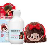 ILLIYOON - Ceramide Ato Lotion Special Set (with Monchhichi pouch) - 600ml