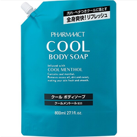 KUMANO COSME - Pharmaact Cool Body Soap Refill - 800ml - Cool Menthol