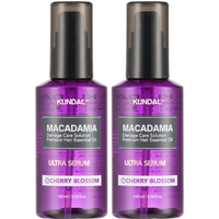 KUNDAL - Macadamia Hair Serum - 100ml - DUO Set - Cherry Blossom