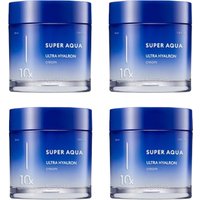 MISSHA - Super Aqua Ultra Hyalron Cream - 70ml (4ea) Set