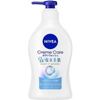 NIVEA Japan - Cream Care Body Wash Double Moisture Retaining Beautiful Pump - 470ml - Skin Relaxing Soap Scent