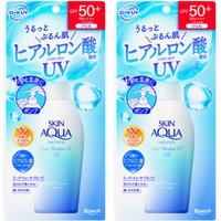 Rohto Mentholatum Skin Aqua Sunscreen Super Moisture Gel Pump (2ea) Set