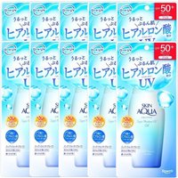 Rohto Mentholatum Skin Aqua UV Super Moisture Gel Hydrating Sunscreen (10ea) Set