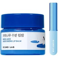Round Lab - Birch Juice Moisturizing Lip Balm Set(+Brush) - 1 set