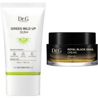 Dr.G Royal Black Snail Cream - 50ml + Green Mild Up Sun+ (SPF50+ PA++++) - 50ml (1ea) Set