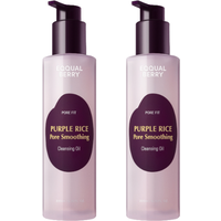 EQQUALBERRY - Purple Rice Pore Smoothing Cleansing Oil - 200ml Duo Set