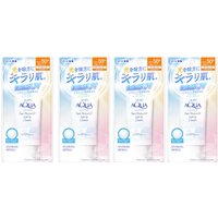 Rohto Mentholatum Skin Aqua Super Moisture UV Light Up Essence SPF50+ PA++++ 70g (4ea) Set
