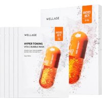 Wellage - Hyper Toning Vita C Bubble Mask - 5pezzi