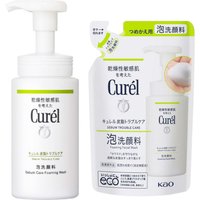 Kao - Curel - Sebum Trouble Care Foaming Wash & Refill Set