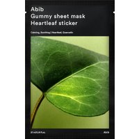 Abib - Masque en feuille gommeuse - Heartleaf Sticker - 1pièce