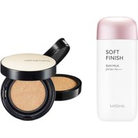 MISSHA - All-Around Safe Block Soft Finish Sun Milk SPF50+ PA+++ - 70ml X Jung Saem Mool - Essential Skin Nuder Long Wear...