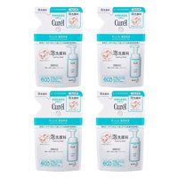 Kao - Curel Intensive Moisture Care Foaming Wash - Refill 130ml 4pcs Set