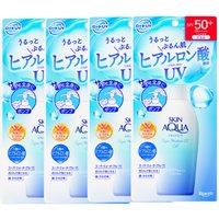 Rohto Mentholatum - Skin Aqua Crème solaire Super Moisture Gel Pump SPF50 + PA ++++ (4ea)