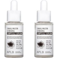 APLB - Snail Mucin Ginseng Ampoule Serum - 40ml (2ea) Set