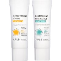 APLB - Glutathione Niacinamide & Retinol Vitamin C Vitamin E Sunscreen SPF50+ PA++++ - (40ml *2pcs) Set