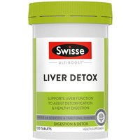 Swisse - Complément alimentaire Ultiboost pour la détoxification du foie - 120 Tablets