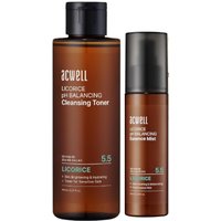 ACWELL - Licorice pH Balancing Cleansing Toner - 150ml + Essence Mist - 100ml Set