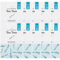 ETUDE - 0.2 Therapy Air Mask (New) - 1pc - Tea Tree (10ea) Set