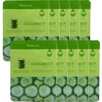 Farm Stay - Visible Difference Mask Sheet - Cucumber - 1pc (10ea) Set