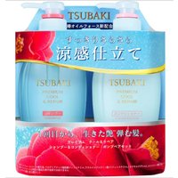 Fine Today - Tsubaki Premium Cool & Repair Shampoo & Conditioner Set - 450ml + 450ml