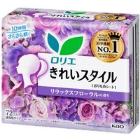 Kao - Laurier Kirei Style Panty Liner - 72pcs - Relaxing Floral Scent
