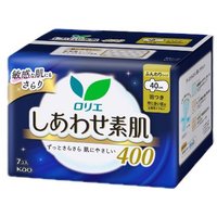 Kao - Laurier Shiawase Sokuhada Extra Heavy Night Use With Wings 40cm - 7pcs