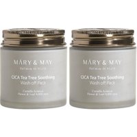 Mary&May Cica TeaTree Soothing Wash Off Pack - 125g (2ea) Set