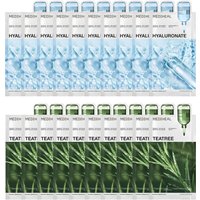 Mediheal - Watermide Essential Mask - 10pcs + Teatree Essential Mask - 10pcs Set