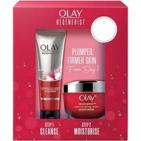 OLAY - Regenerist Micro-Sculpting Cream With Cleanser Gift Set - 100g + 50g