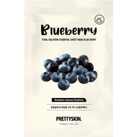 Stylevana Enjoy 86% Off PRETTYSKIN Total Solution Essential Sheet Mask 1pc Blueberry