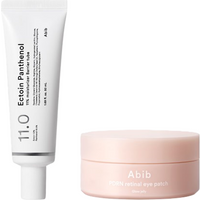 Abib - Ectoin Panthenol 11% Moisturizer Barrier Tube (1ea) X PDRN Retinal Eye Patch Glow Jelly (1ea) Set