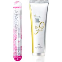 APAGARD - Premio Toothpaste - 105g (1ea) + APAGARD - Crystal Toothbrush - 1pc - Random Color (1ea) Set