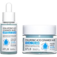 APLB - Hyaluronic Acid Ceramide HA B5 Ampoule Serum - 40ml (1ea) + Facial Cream - 55ml (1ea) Set
