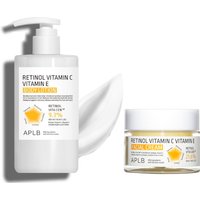 APLB - Retinol Vitamin C Vitamin E Body Lotion - 300ml (1ea) X Facial Cream - 55ml (1ea) Set