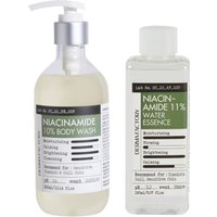DERMA FACTORY - Niacinamide 10% Body Wash - 300ml (1ea) & 11% Water Essence - 150ml (1ea) Set