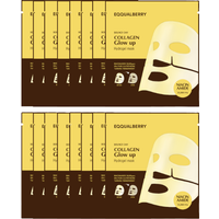 EQQUALBERRY - Collagen Glow Up Hydrogel Mask - 4ea (4ea) Set