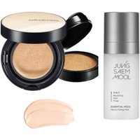 JUNGSAEMMOOL - Essential Skin Nuder Cushion SPF50+ PA+++ (With Refill) - 14g+14g - 17 Fair-Pink (1ea) + Essential Mool Micro...