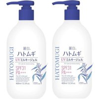 KUMANO COSME - Reihaku Hatomugi UV Care & Moisturizing The UV Milky Gel SPF31 PA+++ - 400ml (2ea) Set