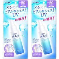 Rohto Mentholatum Skin Aqua Super Moisture UV Mist SPF50+ PA++++ 60ml (2ea) Set