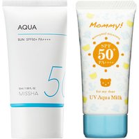Missha Aqua Sun X Isehan Hero Sunscreen Set A