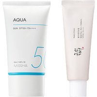 BEAUTY OF JOSEON - Relief Sun : Rice + Probiotic SPF50+ PA++++ - 50ml X MISSHA - All-Around Safe Block Aqua Sun SPF50+ PA++++...