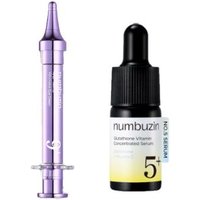 numbuzin - No.9 NAD+ Retinol Volumetox Eye Cream - 10ml (1ea) & No.5+ Glutathione Vitamin Concentrated Serum - 10ml (1ea) Set
