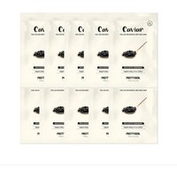 PRETTYSKIN - Total Solution Essential Sheet Mask - Caviar - 10pcs Set
